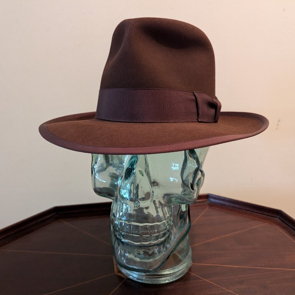 Vintage ADAM Indiana Jones style fedora size 6 5/8